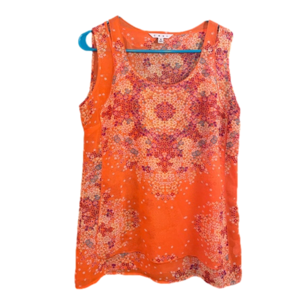 Cabi women’s small floral tank